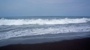 Strong waves on Guatemala's south coast.