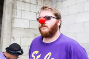 MacLean Sporting His Clown Nose